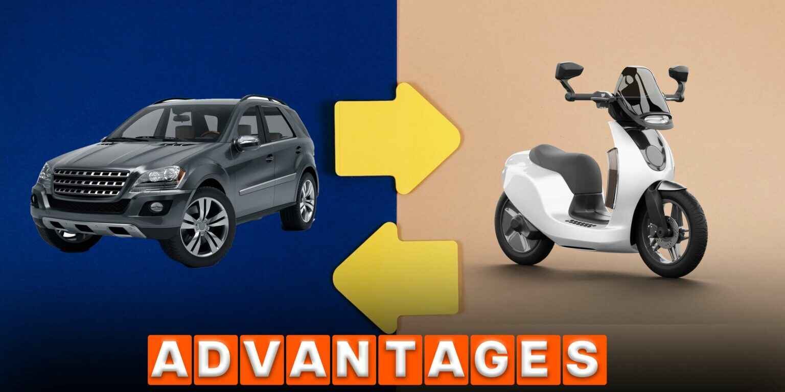 Advantages of using an electric scooter over a car Advantages of using an electric scooter over a car