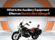 Auxiliary Equipment Effect on Electric Bike Mileage
