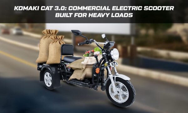 Commercial Electric Scooter Built for Heavy Loads