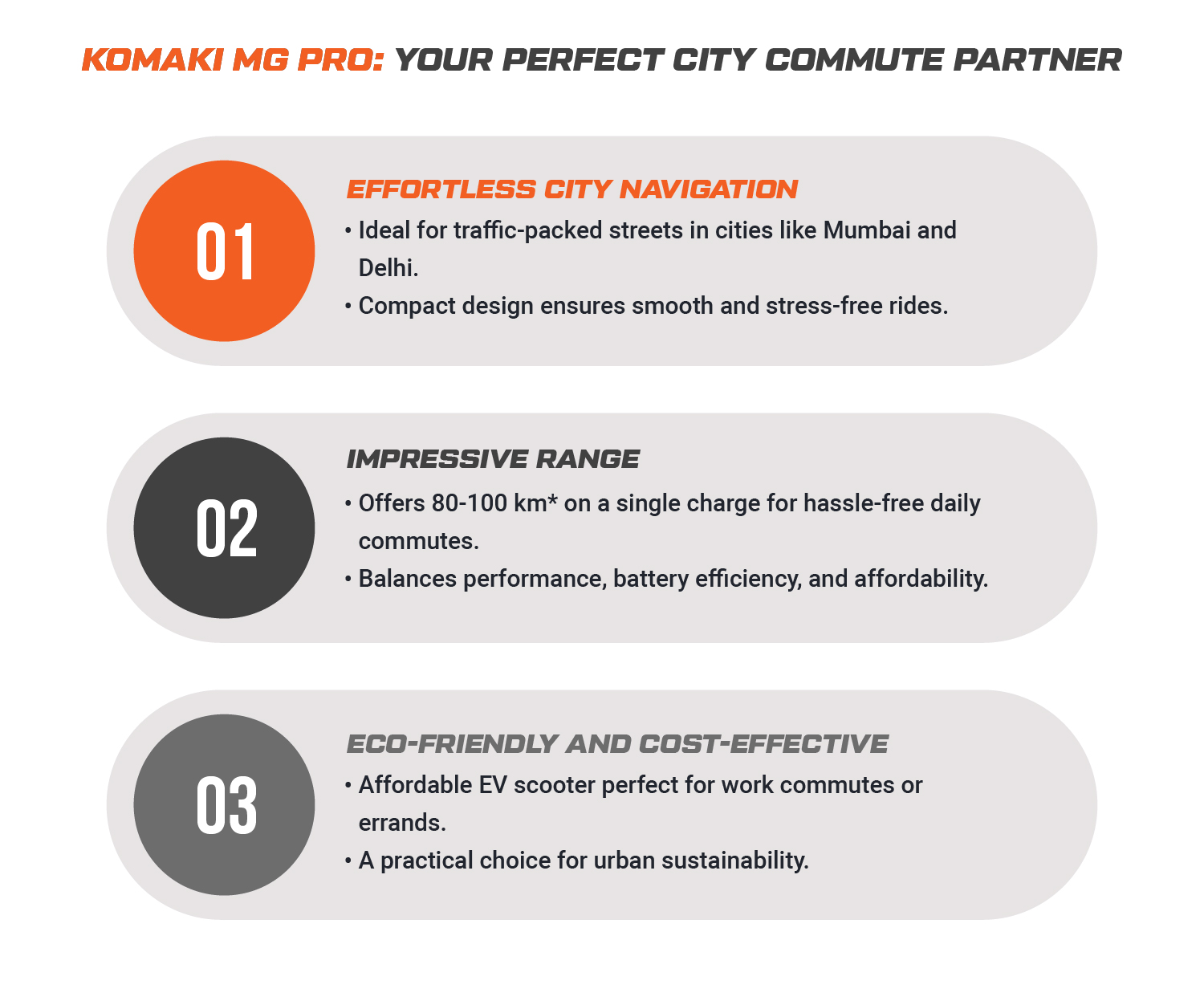 Komaki MG Pro: The Ideal City Commuter