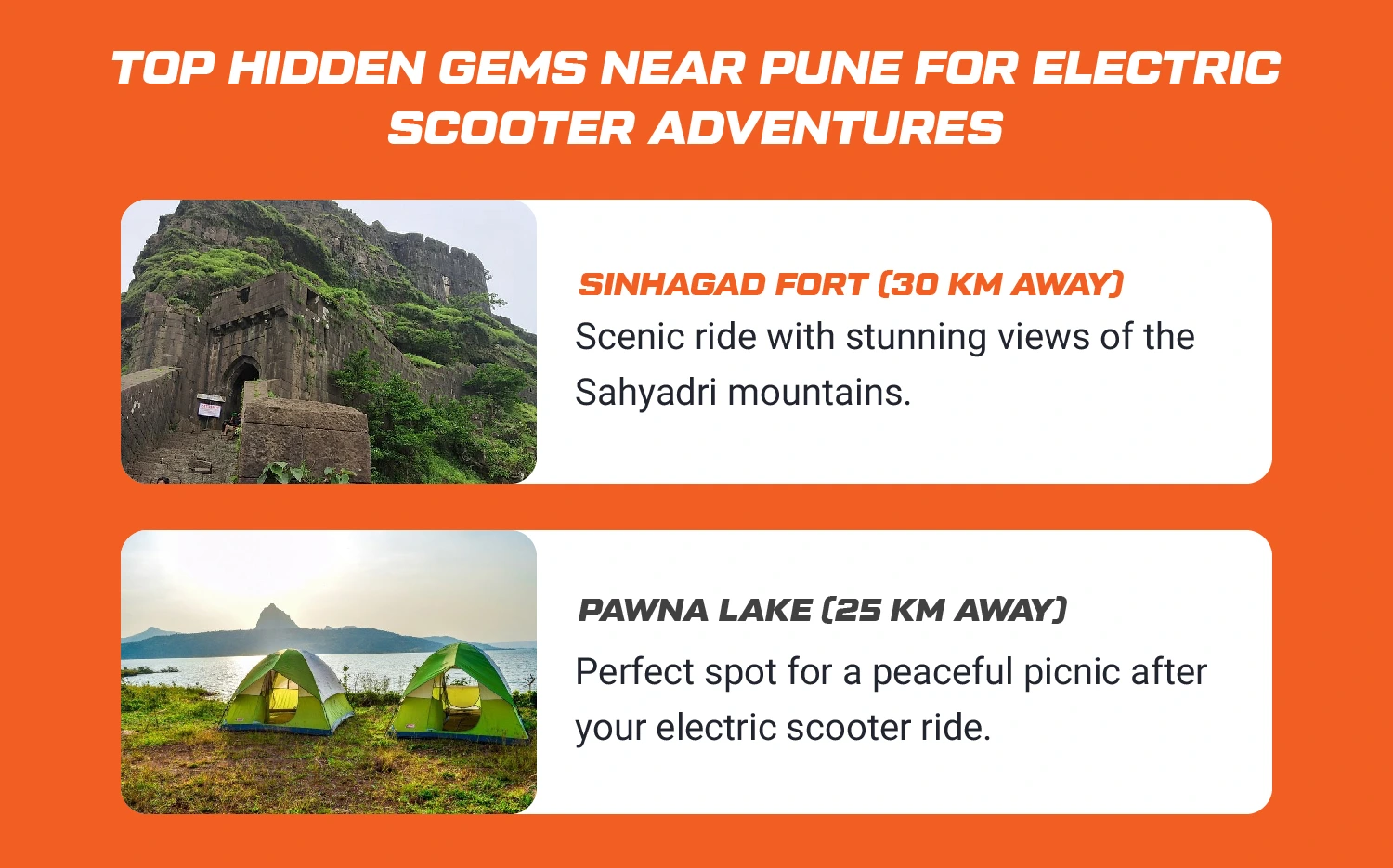 Top Hidden Gems Near Pune for Electric Scooter Adventures