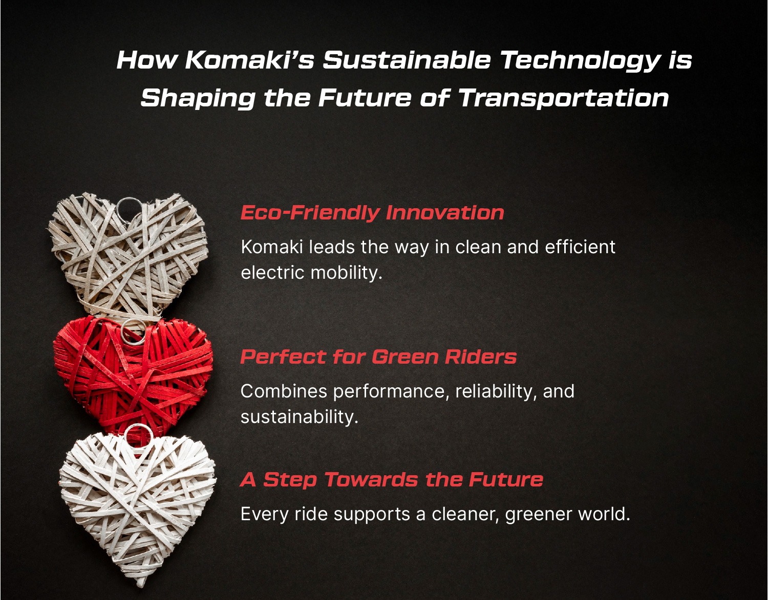How Komaki’s Sustainable Technology is Shaping the Future of Transportation