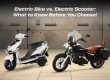 Electric Bike vs Electric Scooter
