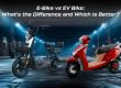 E-Bike vs EV Bike